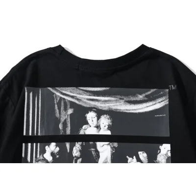 Футболка Off White Worship "Black" фото № 4