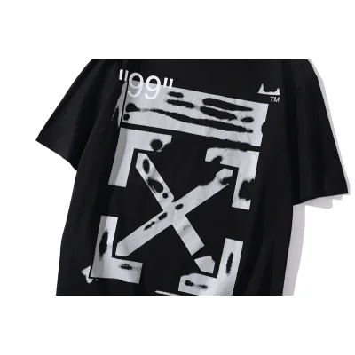 Футболка Off White Impressionism "Black" фото № 4