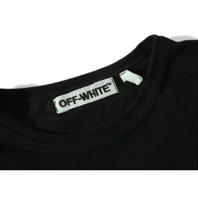 Футболка OFF WHITE Striped Wave "Black" фото № 3