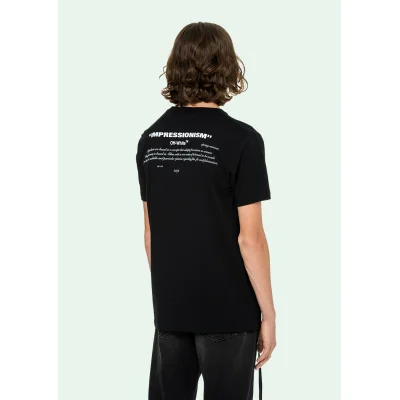 Футболка Off White Impressionism SS19 "Black" фото № 4