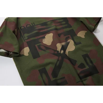 Футболка Off White Camo Impressionism "Camouflauge" фото № 5