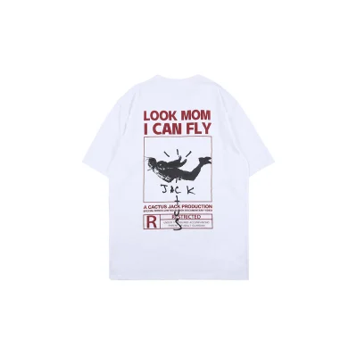 Футболка Oversize Travis Scott Look Mom "White" фото № 2