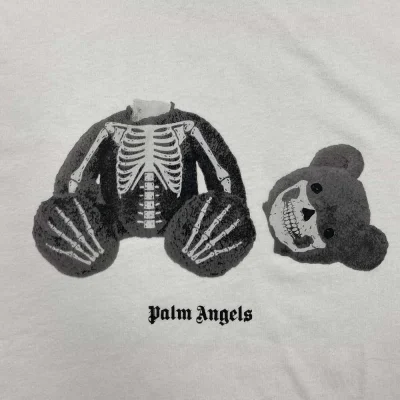 Футболка Palm Angels Bear Skeleton "White" фото № 8