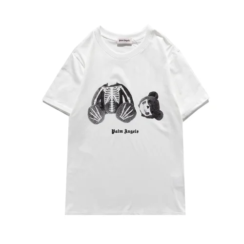 Футболка Palm Angels Skeleton Bear "White"