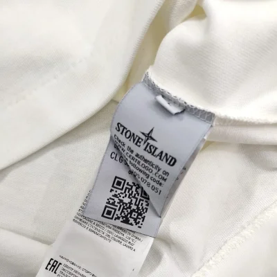 Футболка Stone Island Cross Star embroidery "White" фото № 5