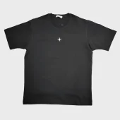 Футболка Stone Island Cross Star embroidery "Black"