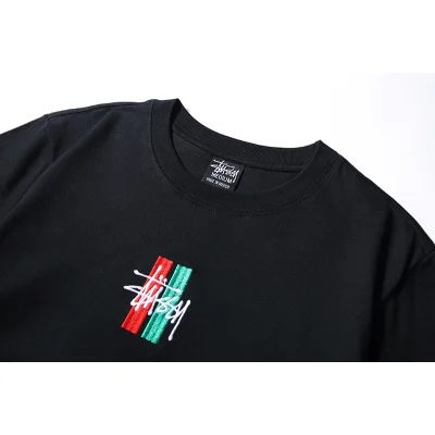 Футболка Stussy Red/Green Strip "Black" фото № 6 Футболка Stussy Red/Green Strip "Black" фото № 6
