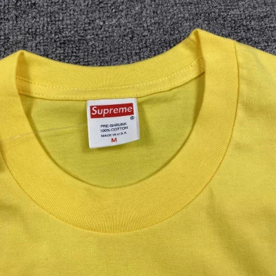 Футболка Supreme Cross Brand "Yellow" фото № 6
