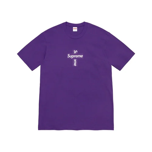 Футболка Supreme Cross Brand "Purple"