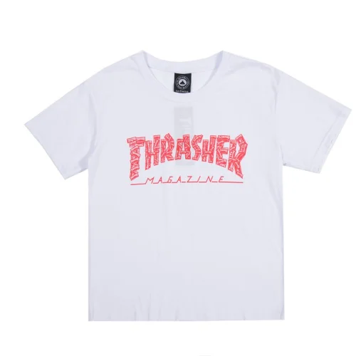 Футболка Thrasher Red Logo "White"