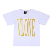 Футболка Vlone Logo "White Yellow"