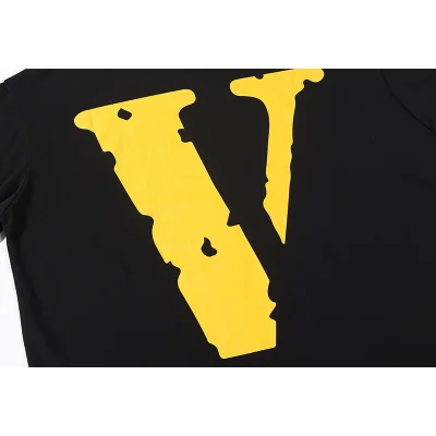 Футболка Vlone Logo "Black Yellow" фото № 5