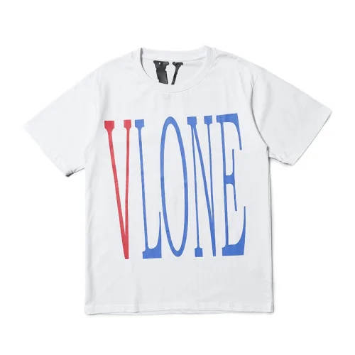 Футболка Vlone Logo "White/V Red"
