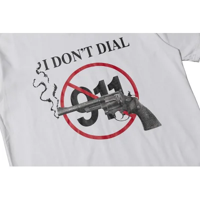 Футболка Vlone I DON’T DIAL "White" фото № 3