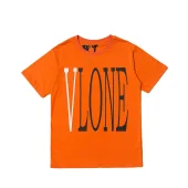 Футболка Vlone Logo "Orange/V White"