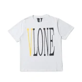 Футболка Vlone Logo "White/V Gold"