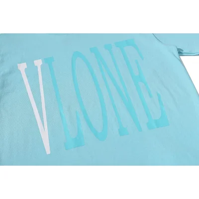Футболка VLONE Big Logo "Turquoise" фото № 5