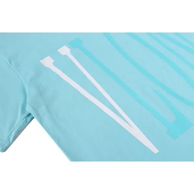 Футболка VLONE Big Logo "Turquoise" фото № 7