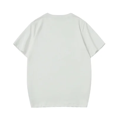 Футболка YSL Embroidery Logo "White" фото № 2