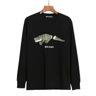 Лонгслив Palm Angels Docked Crocodile Print "Black"
