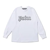 Лонгслив Palm Angels Big Brand "White"
