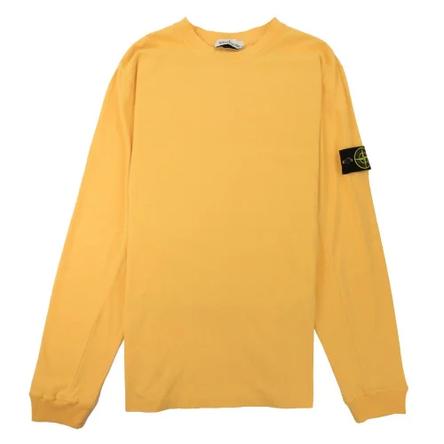 Лонгслив Stone Island badges "Yellow"