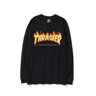 Лонгслив Thrasher Magazine Yellow Fire "Black"