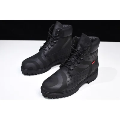 Ботинки Supreme x Timberland "Black" фото № 3