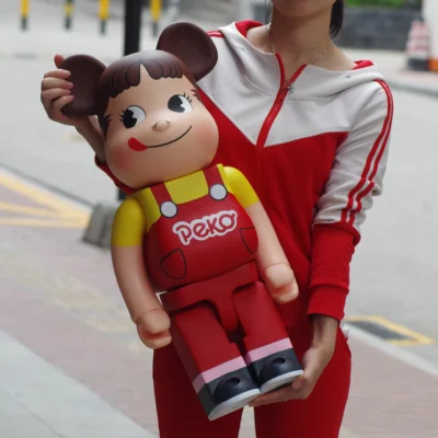 Игрушка BEARBRICK 1000% Peko Chan "Red/Yellow" фото № 2