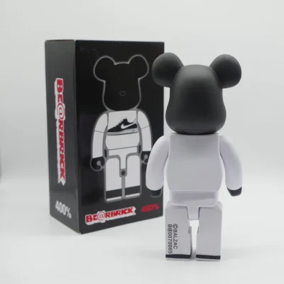 Игрушка BEARBRICK 400% Lunar Force 1 "White/Black" фото № 4