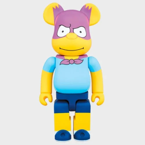 Игрушка BEARBRICK 400% Bartman "Blue/Yellow"