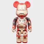 Игрушка BEARBRICK 400% Iron Man Marvel "Red/Gold"