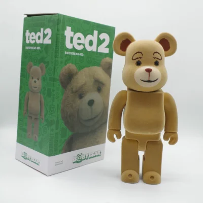 Игрушка BEARBRICK 400% Ted Bear "Beige" фото № 2