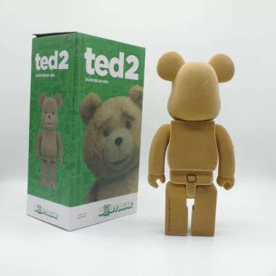 Игрушка BEARBRICK 400% Ted Bear "Beige" фото № 3