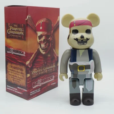 Игрушка BEARBRICK 400% Pirates Of The Caribbean "Beige" фото № 2