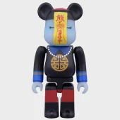 Игрушка BEARBRICK 400% Chinese Zombie "Black/Blue"