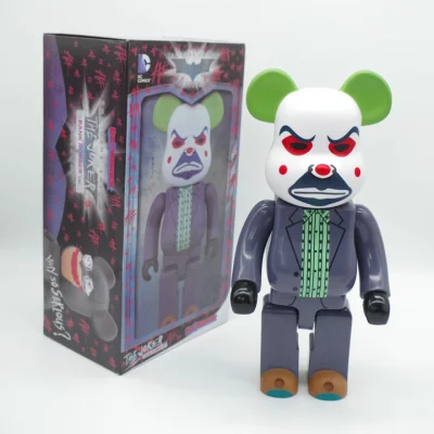 Игрушка BEARBRICK 400% The Joker Robber "Navy Violet" фото № 2