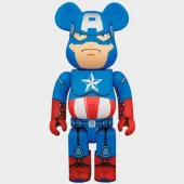 Игрушка BEARBRICK 400% Captain America "Blue"