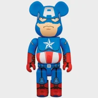 Игрушка BEARBRICK 400% Captain America "Blue"