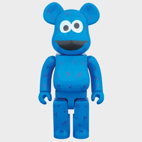 Игрушка BEARBRICK 400% Cookie Monster "Blue"