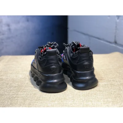 Versace Chain Reaction "Black Multi-Color Rubber Suede" фото № 6