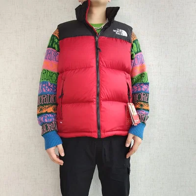 Жилетка The North Face Embroidery Logo "Red/Black" фото № 5