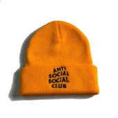 Зимняя шапка Anti Social Social Club "Orange"