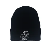 Зимняя шапка Anti Social Social Club "Black"