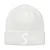 Зимняя шапка Supreme New Era S Logo "White"