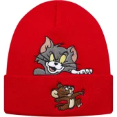 Зимняя шапка Supreme Tom and Jerry "Red"
