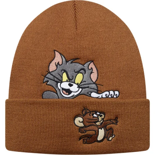 Зимняя шапка Supreme Tom and Jerry "Brown"