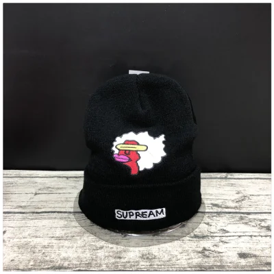 Зимняя шапка Supreme Gonz Ramm "Black" фото № 2