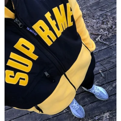 Флисовая Куртка Supreme The North Face Arc Logo Denali Fleece Jacket "Yellow/Black" фото № 5