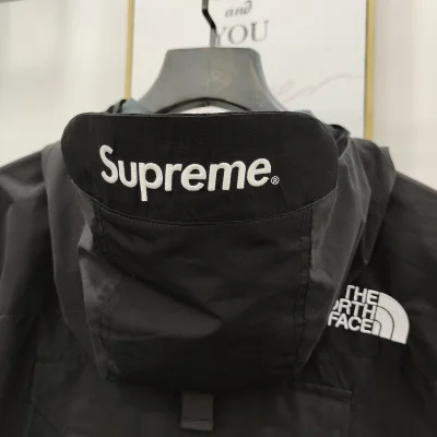 Демисезонная куртка Supreme xThe North Face Embroidery Logo "Black" фото № 2